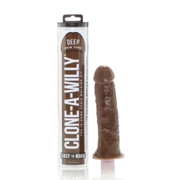 Clone-A-Willy Deep Skin Tone Vibrating Moulding Kit