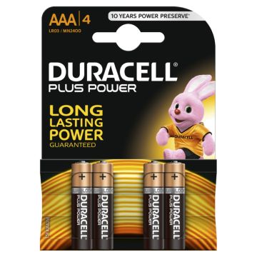 Duracell AAA Batteries 4 Pack