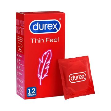 Durex Thin Feel Condoms - 12 Pack