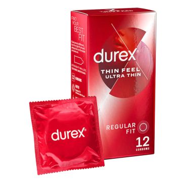 Thin Feel Ultra Thin Condoms 12 Pack by Durex