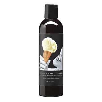 Earthly Body Edible Massage Oil Vanilla - 8oz
