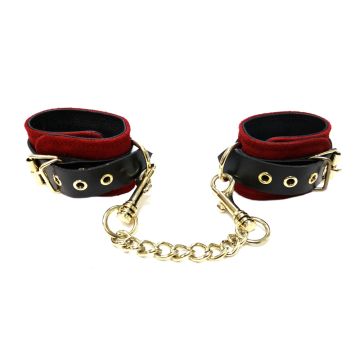 Rouge Fifty Times Hotter Ankle Cuffs Rolled Up - Red