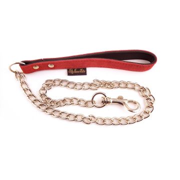 Rouge Fifty Times Hotter Bondage Lead with Red Suede Handle