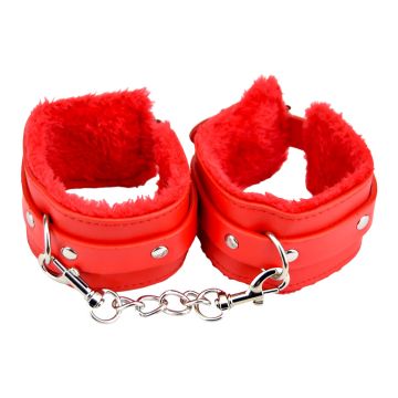 Bound to Please Furry Plush Wrist Cuffs