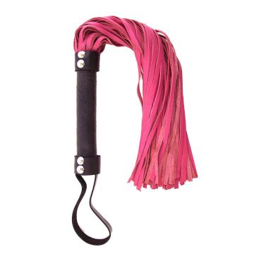 Harmony Pink Leather Flogger