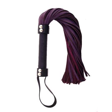 Harmony Purple Leather Flogger