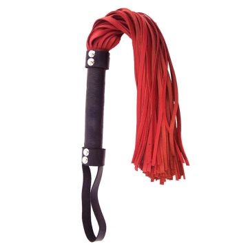 Harmony Red Leather Flogger