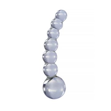 Icicles No.66 Glass Massager Wand Dildo - Clear