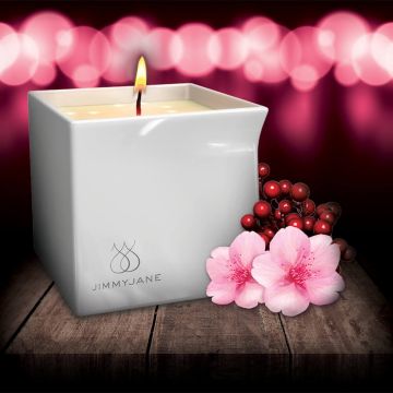Jimmyjane Afterglow Massage Candle Berry Blossom