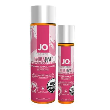 System JO Organic Naturalove Strawberry Flavoured Lubricant