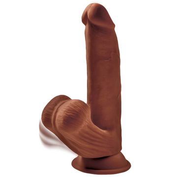 King Cock Plus 8 Inch Triple Density Cock with Swinging Balls 