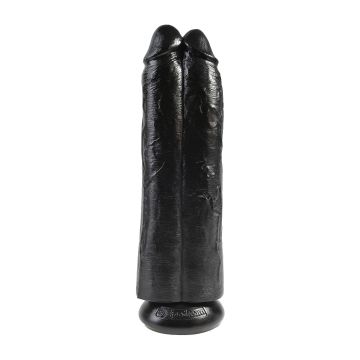 King Cock Two Cocks One Hole 11 Inch Realistic Dildo 