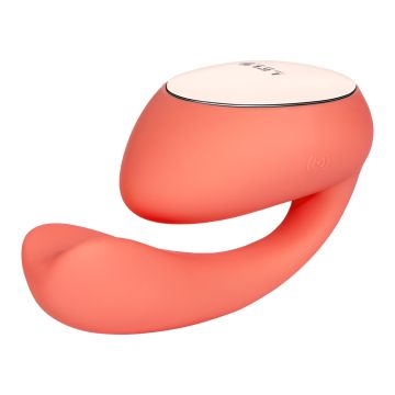 LELO IDA Wave Rechargeable App Controlled Dual Stimulation Vibrator - Coral