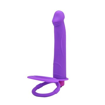 Loving Joy Double Penetration Strap On Vibrator