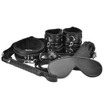 Loving Joy Beginners Bondage Kit Black 8 Piece