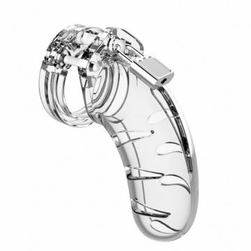 Man|Cage - Model 03 Chastity Cock Cage - 4.5Ã¢â‚¬Â - Clear