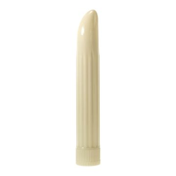 Me You Us Sensuous Ribbed Vibrator Ivory White