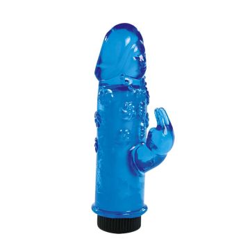 Mini Rabbit Jelly Vibrator Blue