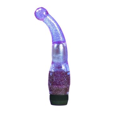 Minx Glitterous G-Spot Jelly Vibrator Purple