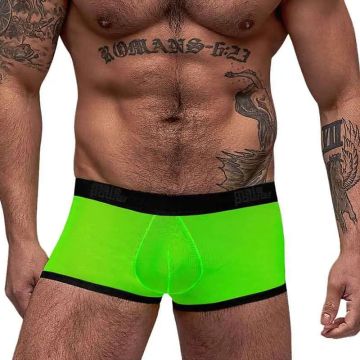 Male Power Neon Mesh Pouch Short