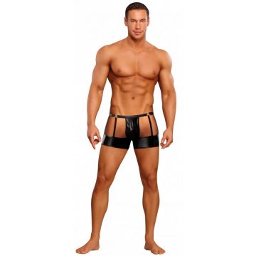 Male Power Extreme Wet Look Garter Shorts