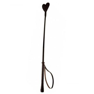 Bound Nubuck Leather Heart Shaped Crop