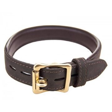 Bound Nubuck Leather Chocker with O-Ring