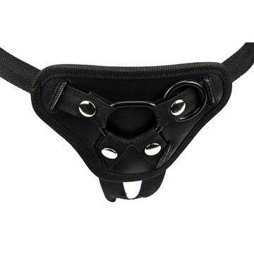 Loving Joy Universal Black Harness with 2 Interchangeable O-Rings