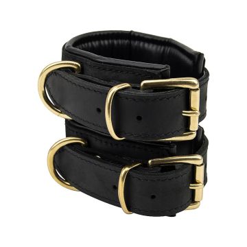 Bound Black Wrist Cuffs