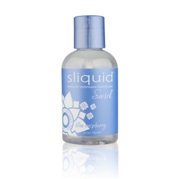 Sliquid Naturals Swirl Flavoured Lubricants - Blue Raspberry - 125ml