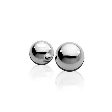 Ouch! Medium Weight Stainless Steel Ben-Wa Balls in Silver