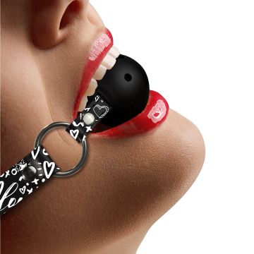 Ouch! Love Street Art Breathable Ball Gag