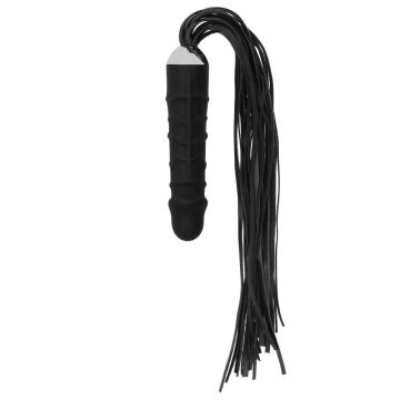 Ouch Black Whip with Realistic Silicone Dildo