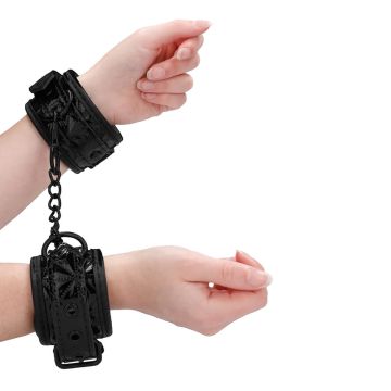 Ouch! Luxury Black Hand Cuffs