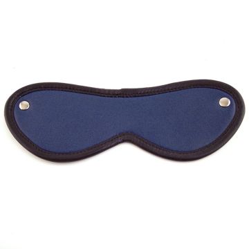 Harmony Blue Leather Blindfold