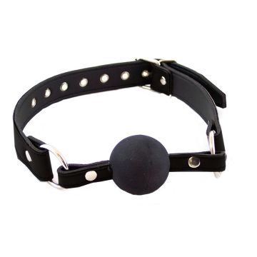 Harmony Black Leather Ball Gag