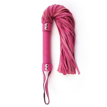 Harmony Pink Leather Flogger