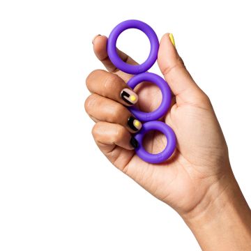 ROMP Remix Trio Silicone Cock Ring Set (3 Piece)