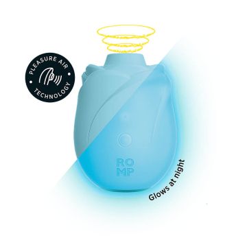 ROMP Rose Glow Blue Clitoral Stimulator