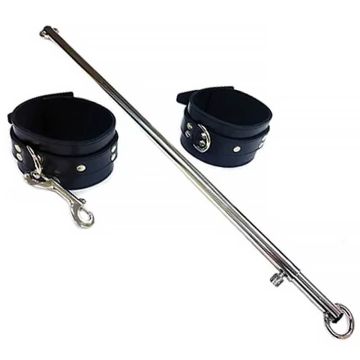 Rouge Adjustable Steel Leg Spreader Bar Black