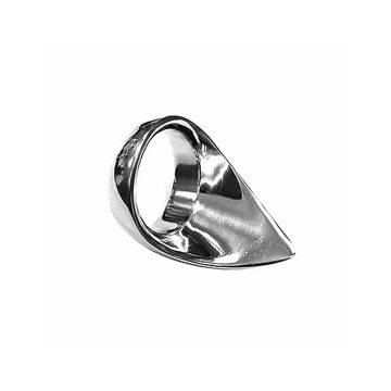 Rouge Stainless Steel 45mm Tear Drop Cock Ring 