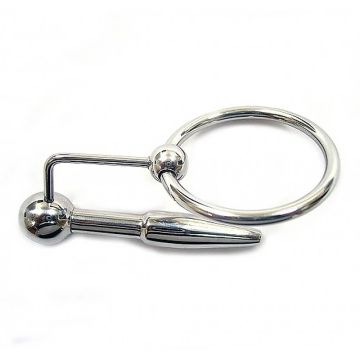Rouge Stainless Urethral Probe & Cock Ring