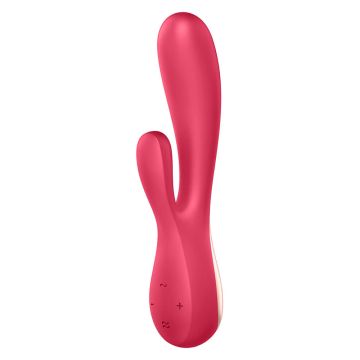 Satisfyer App Enabled Mono Flex Vibrator - Red