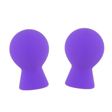 Silicone Nipple Suckers Small Purple 
