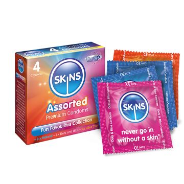 Skins Assorted Condoms - 4 Skins