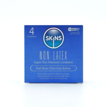 Skins Non-Latex Condoms - 4 Pack