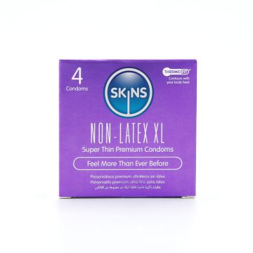 Skins Non-Latex XL Condoms - 4 Pack