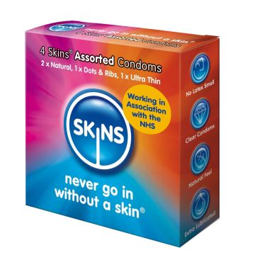 Skins Assorted Condoms - 4 Skins