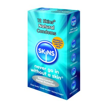 Skins Natural Condoms - 12 Skins