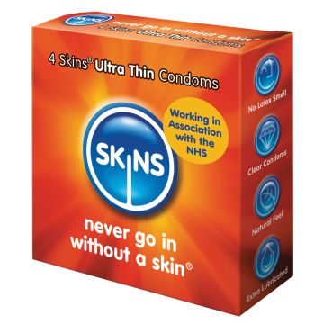 Skins Ultra Thin Condoms - 4 Skins